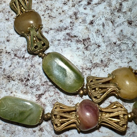 Miriam Haskell Necklace HTF “GLOWS!” - Picture 7 of 10